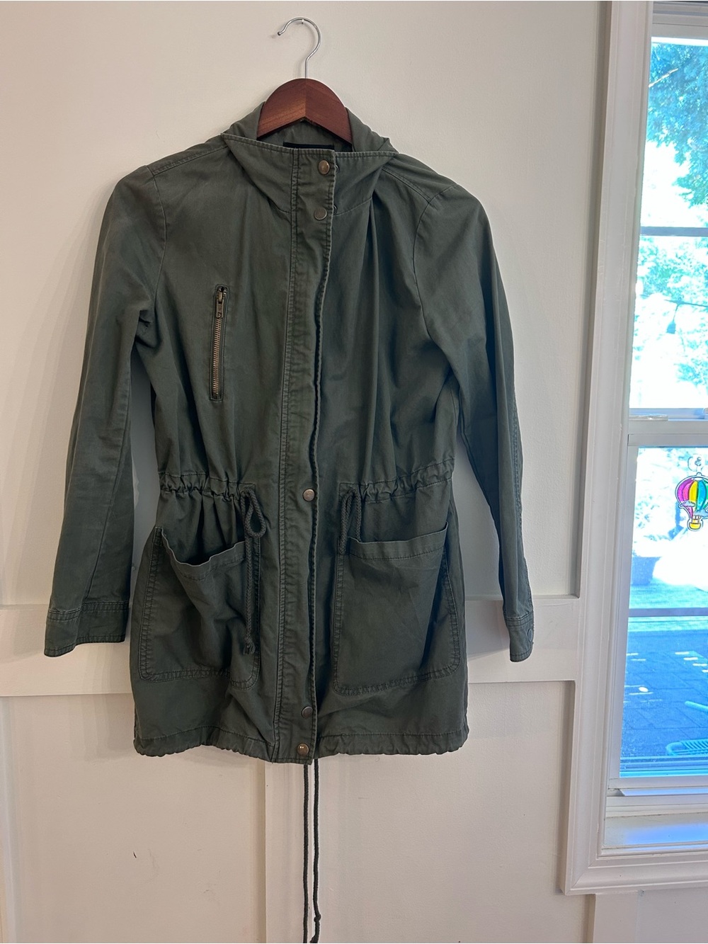 Forever 21 Olive Utility Anorak Jacket